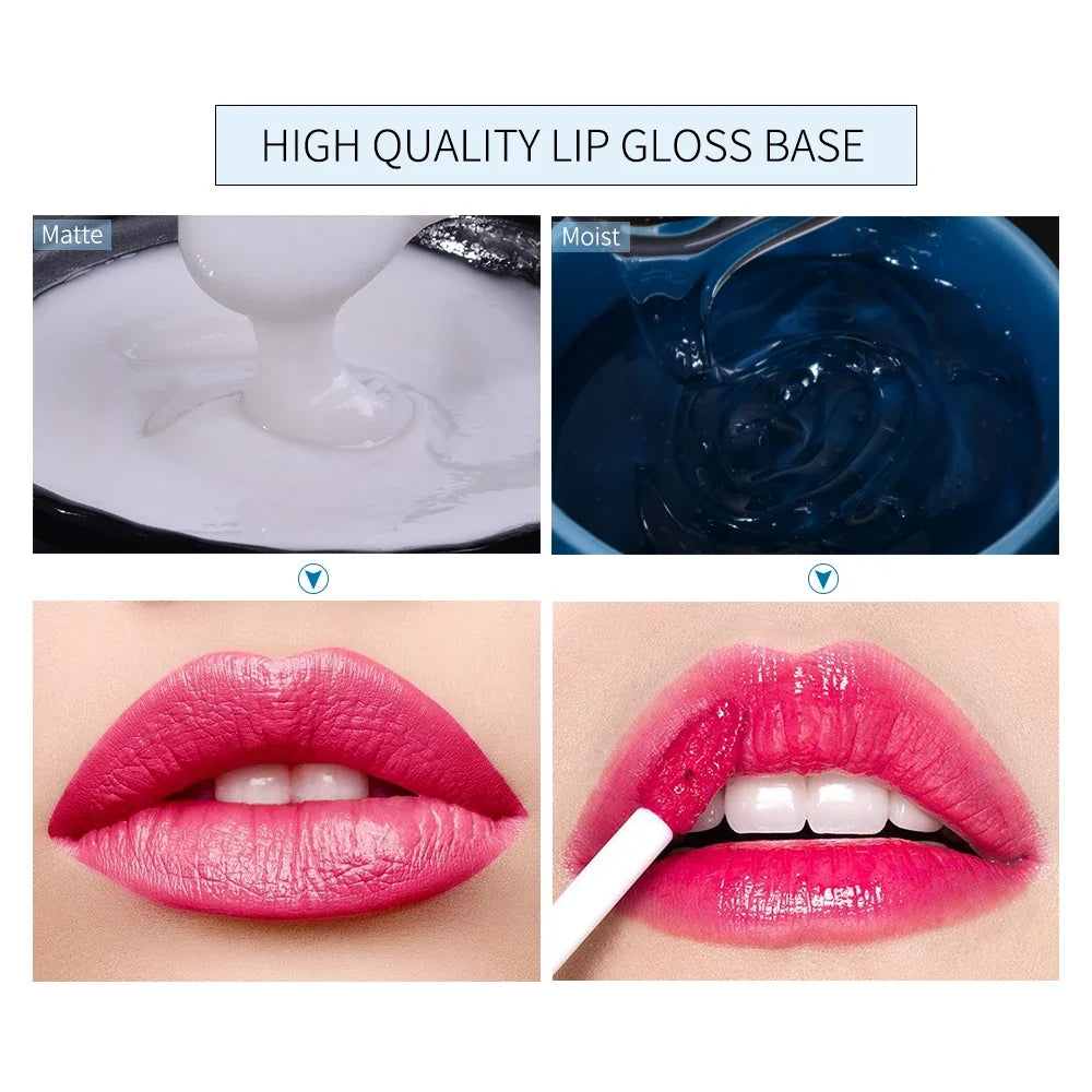 25ml DIY Lip Gloss Base – Matte, Moisturizing & Glitter Options
