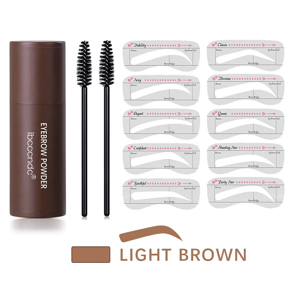ibcccndc Eyebrow Stamp Kit – Waterproof Brow Shaping 3 Colors