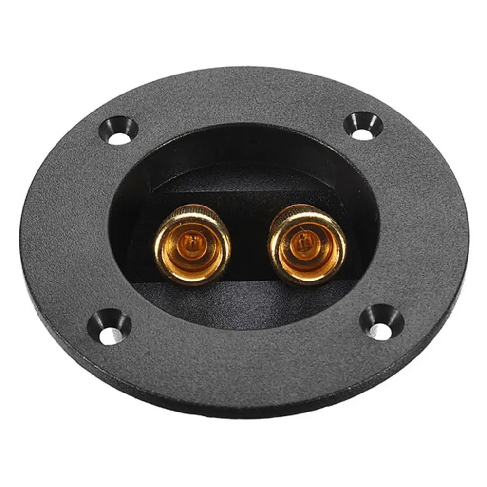 Professional Speaker Box Rear Back Panel Wiring Terminal Plug Round