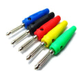 Male 32A Current Screw Solderless Stackable Banana Plug Connector