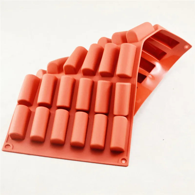 30-Hole Silicone Mini Cake Mold – Brownie & Chocolate Baking Pan