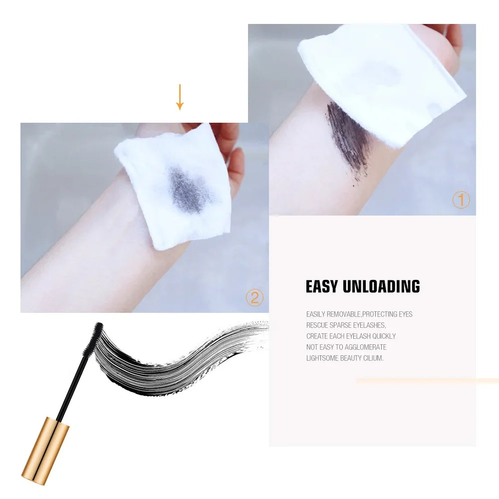 O.TWO.O 3D Lengthening Waterproof Mascara | Black Long-Wearing