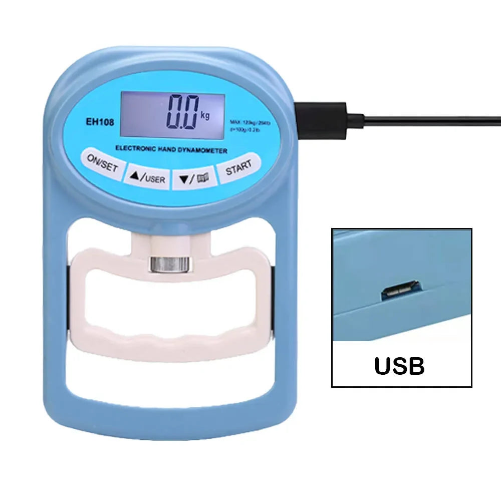 Digital Hand Dynamometer 120kg/268lb Grip Strength Tester