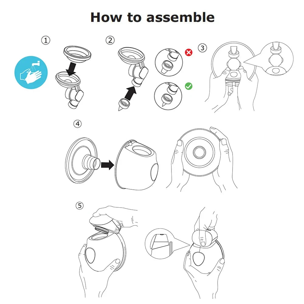 BB-P1 Hands-Free Wearable Electric Breast Pump | BPA-Free