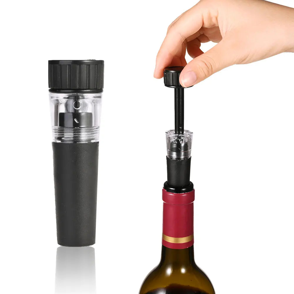Wine Opener Air Pump Pressure Vacuum Bottle Corkscrew Stainless Steel