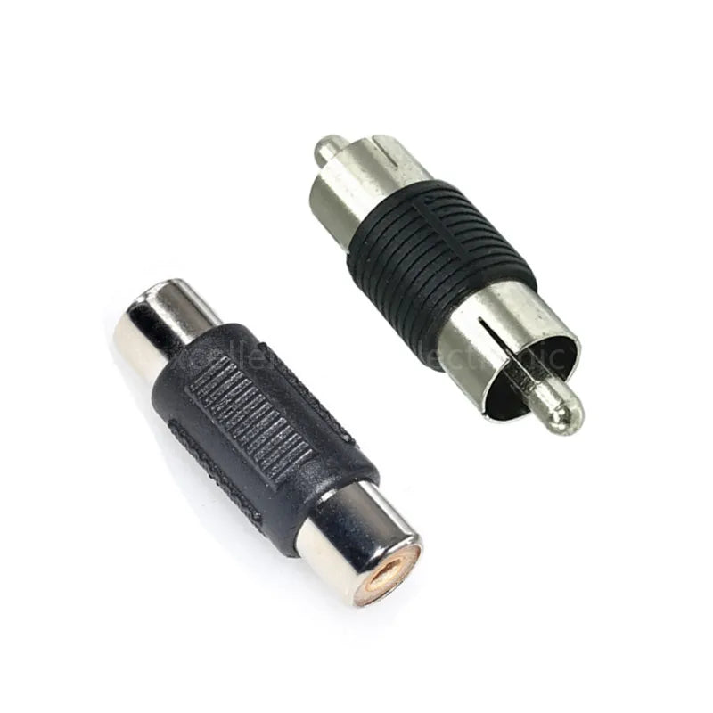 RCA Male Coupler Female Adapter AV Cable Plug Video Audio CCTV