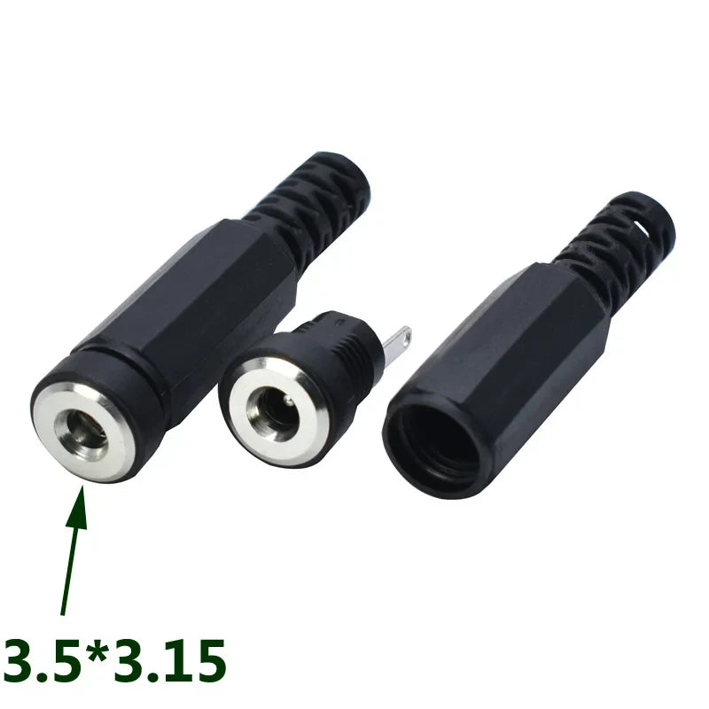 Female DC Power Jack Plugs Socket Adapter Connector 3 5 Repairs Tool