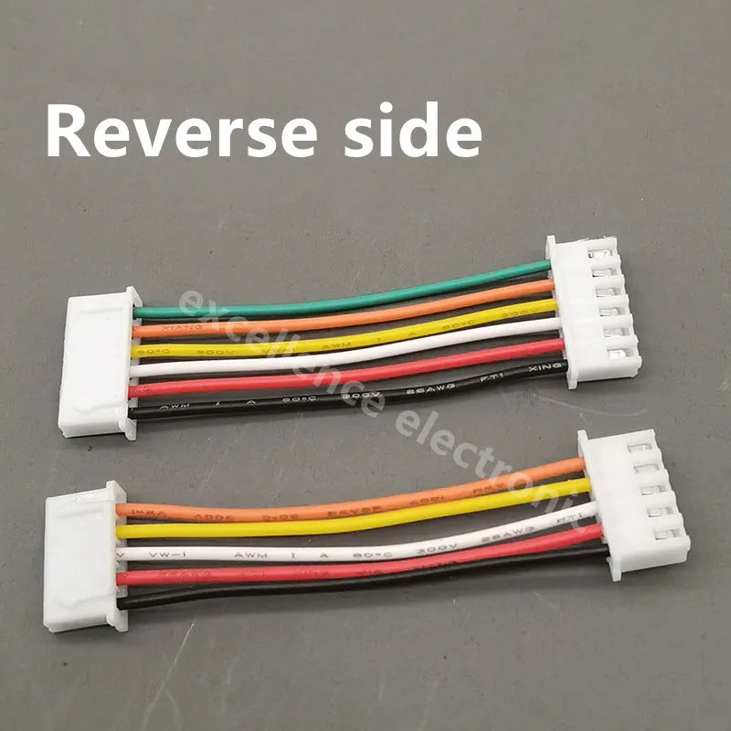 XH2 54 Electronic Wire Terminal Double Head Cable 26awg Same Side