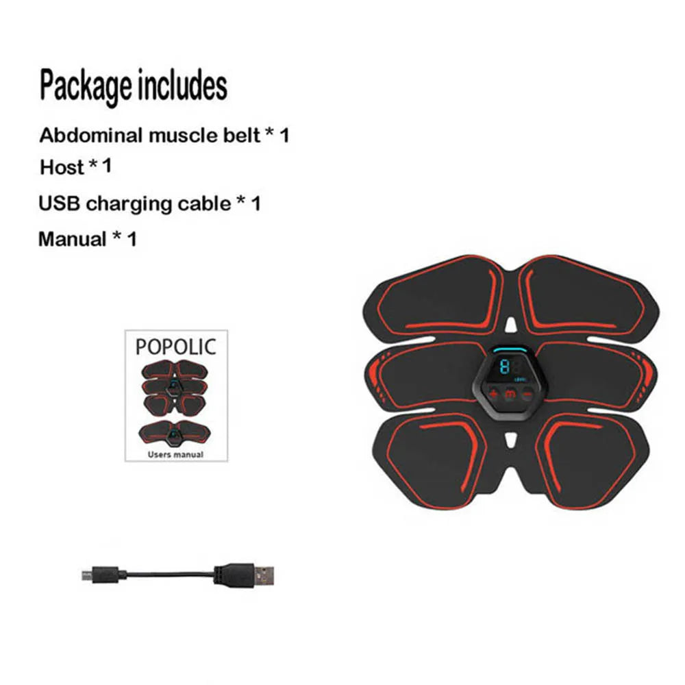 EMS Abs Stimulator Belt – Muscle Toner for Men & Women
