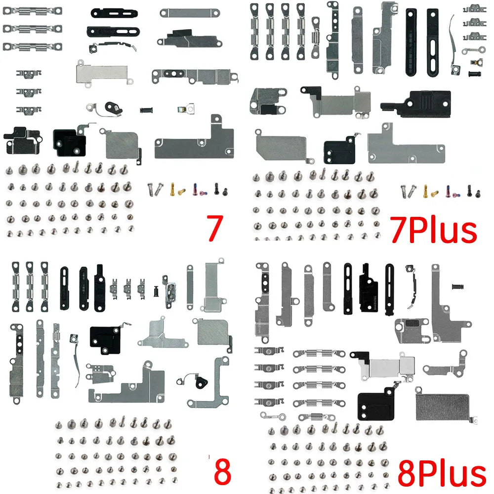 iPhone 6–11 Pro Max Inner Metal Bracket Shield Plate & Screws Set