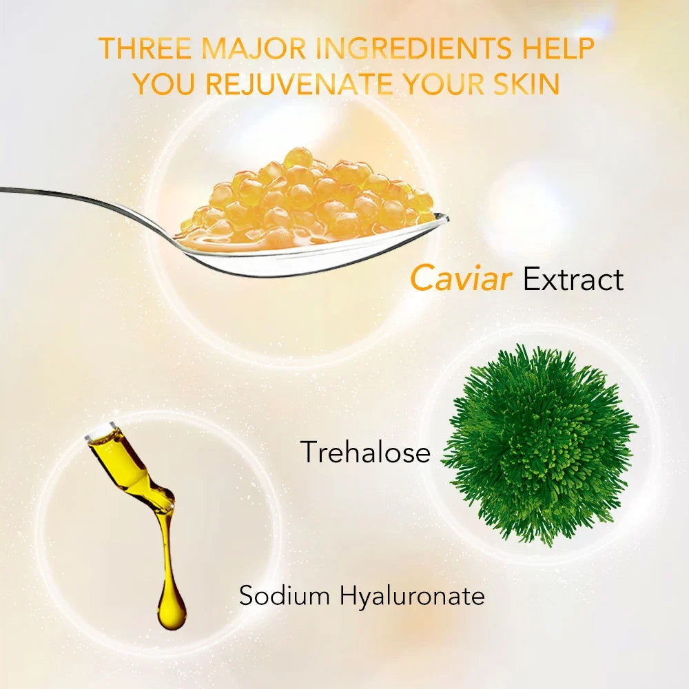 AILKE Caviar Extract Face Serum | Brighten, Firm & Hydrate