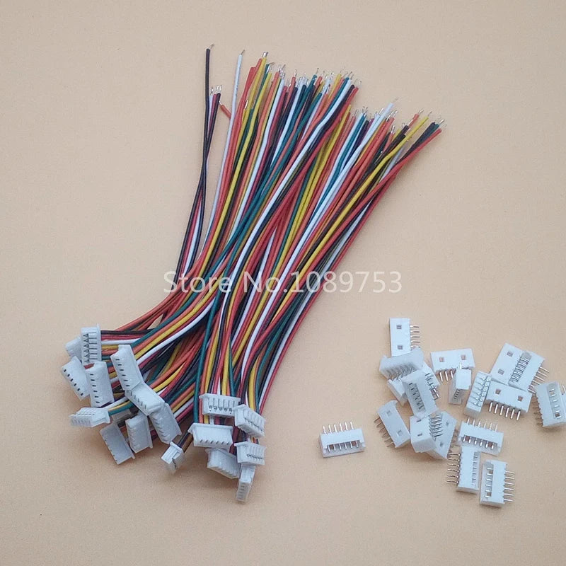 Micro JST 1 25 2P 3P 4P 5P 6P 8Pin Female Connector Plug Male Wire