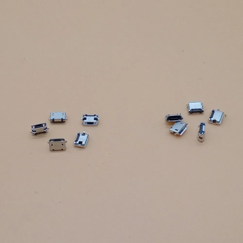 10 Models Lot Micro USB Connector Mini Jack Tail Socket Charging Port
