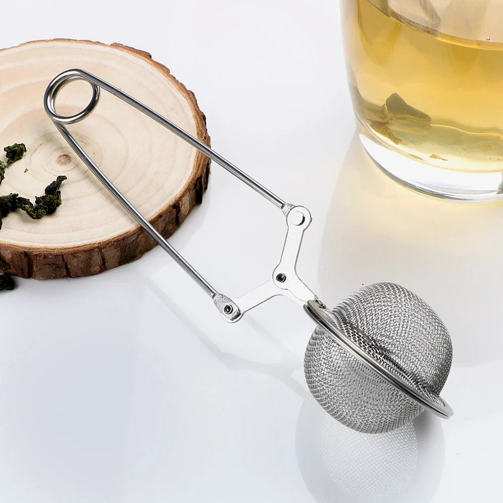 Stainless Steel Mesh Tea Ball Infuser – Loose Leaf Strainer