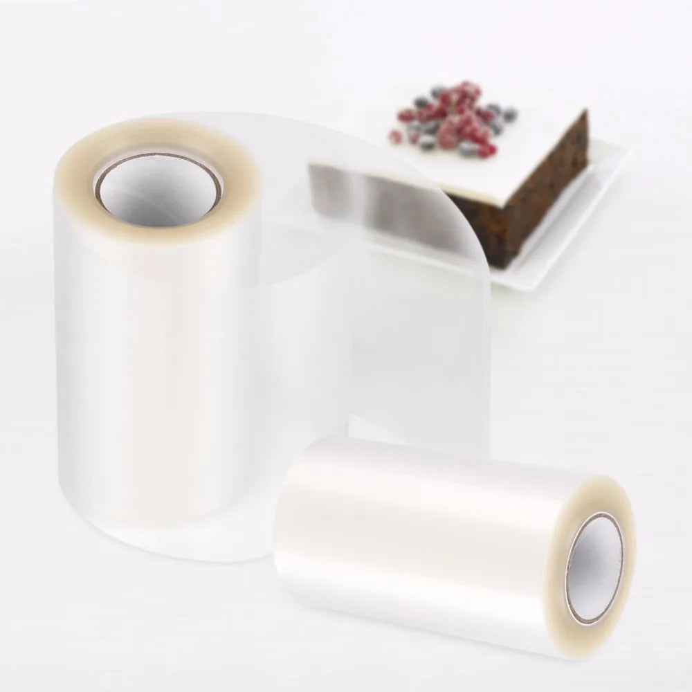 Transparent Cake Collar Roll – 8cm & 10cm Mousse Acetate Strip