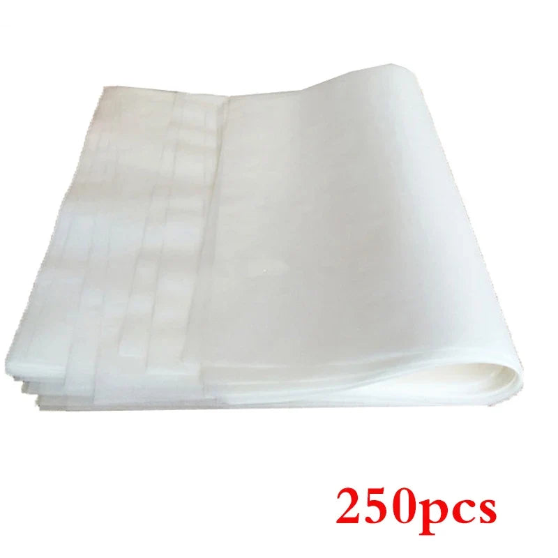 White Food Wax Paper Wraps 250/500 Pcs – 12" Burger & Sandwich