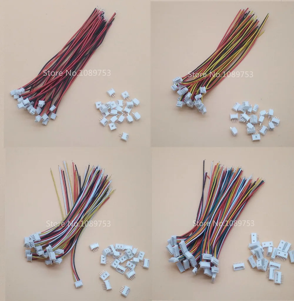 Micro JST 1 25 2P 3P 4P 5P 6P 8Pin Female Connector Plug Male Wire