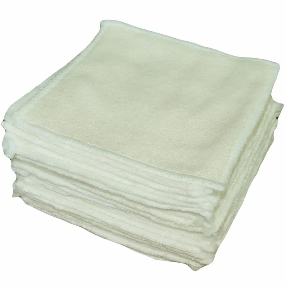 ALVABABY Reusable Bamboo Baby Wipes 12-Pack | Soft & Washable