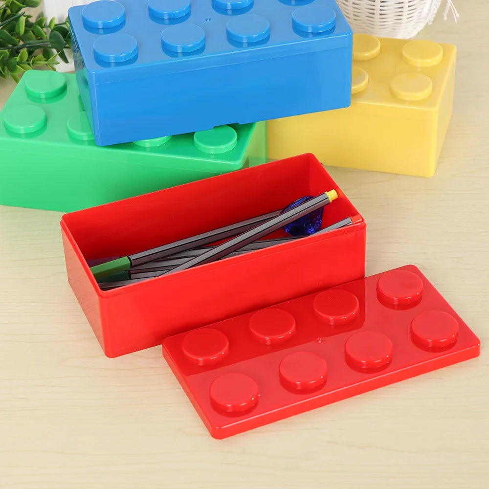 Creative Storage Box Building Block Shapes Plastic Saving Space