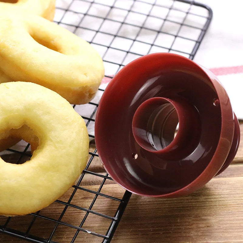 4-Type Donut Maker Mold Set – DIY Doughnut Cutter & Fondant