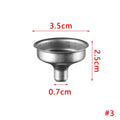 1 Mini Kitchen Liquid Dump Tool Stainless Steel Funnel Bar Wine Small