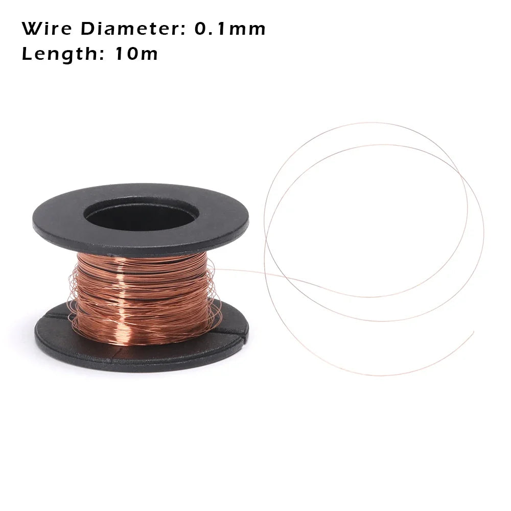 0.1mm PCB Copper Jumper Wire | Enameled Soldering Wire 10m