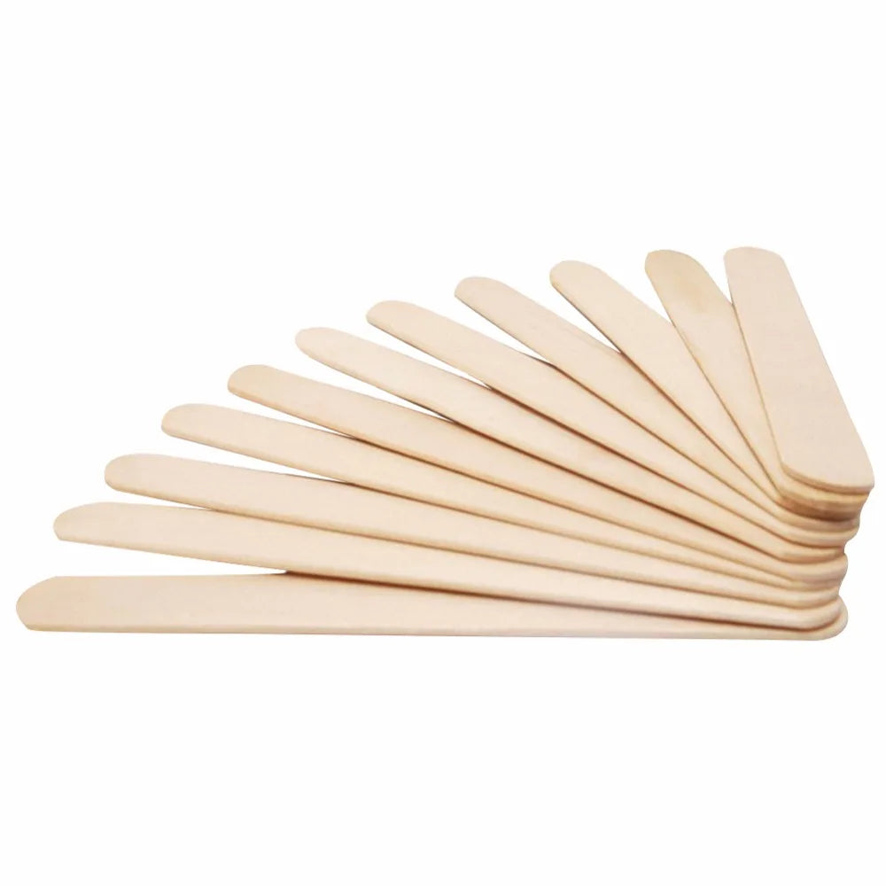 50-Pack Colored Wooden Popsicle Sticks – DIY Crafts & Ice Cream