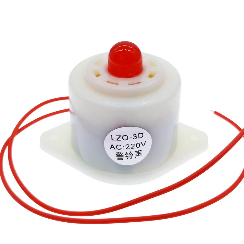 LZQ-3D Acoustic-Optic Buzzer Alarm Indicator Light 12V 24V 220V
