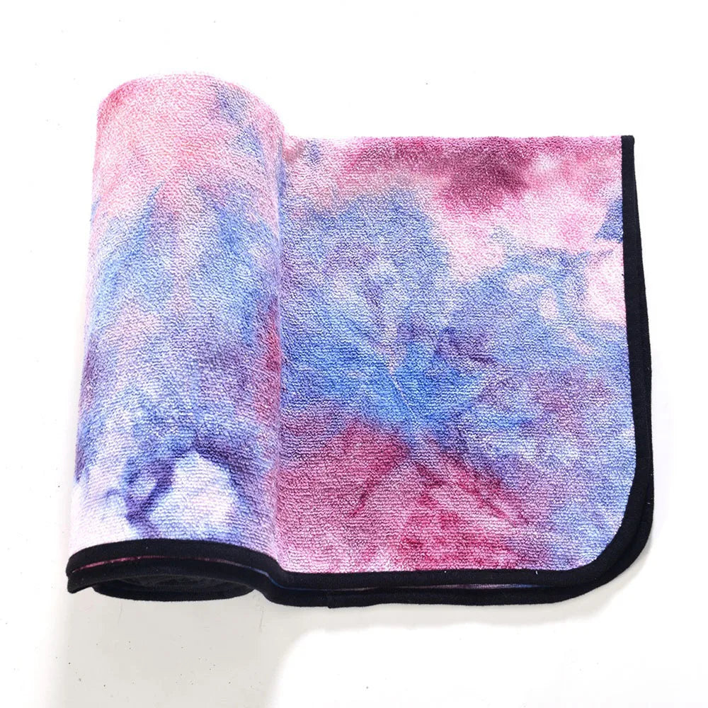 Non-Slip Microfiber Yoga Mat Towel – Fast Dry & Foldable
