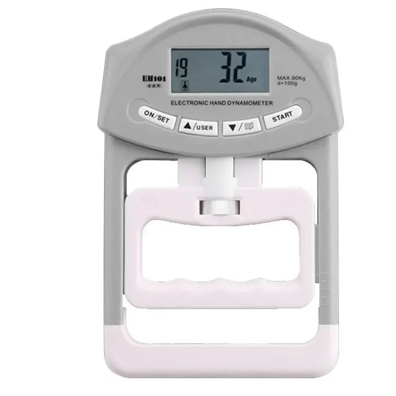 Digital Hand Dynamometer 90kg/200lbs – 19-User Grip Meter