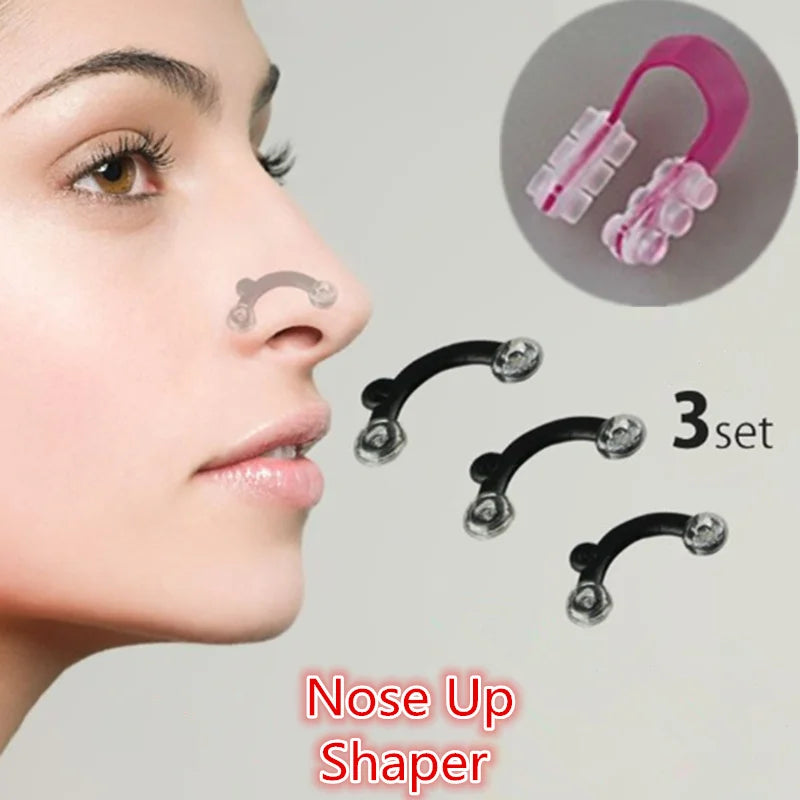 Nose Shaping Clip Set – 3 Sizes | Bridge Lifting Beauty Tool