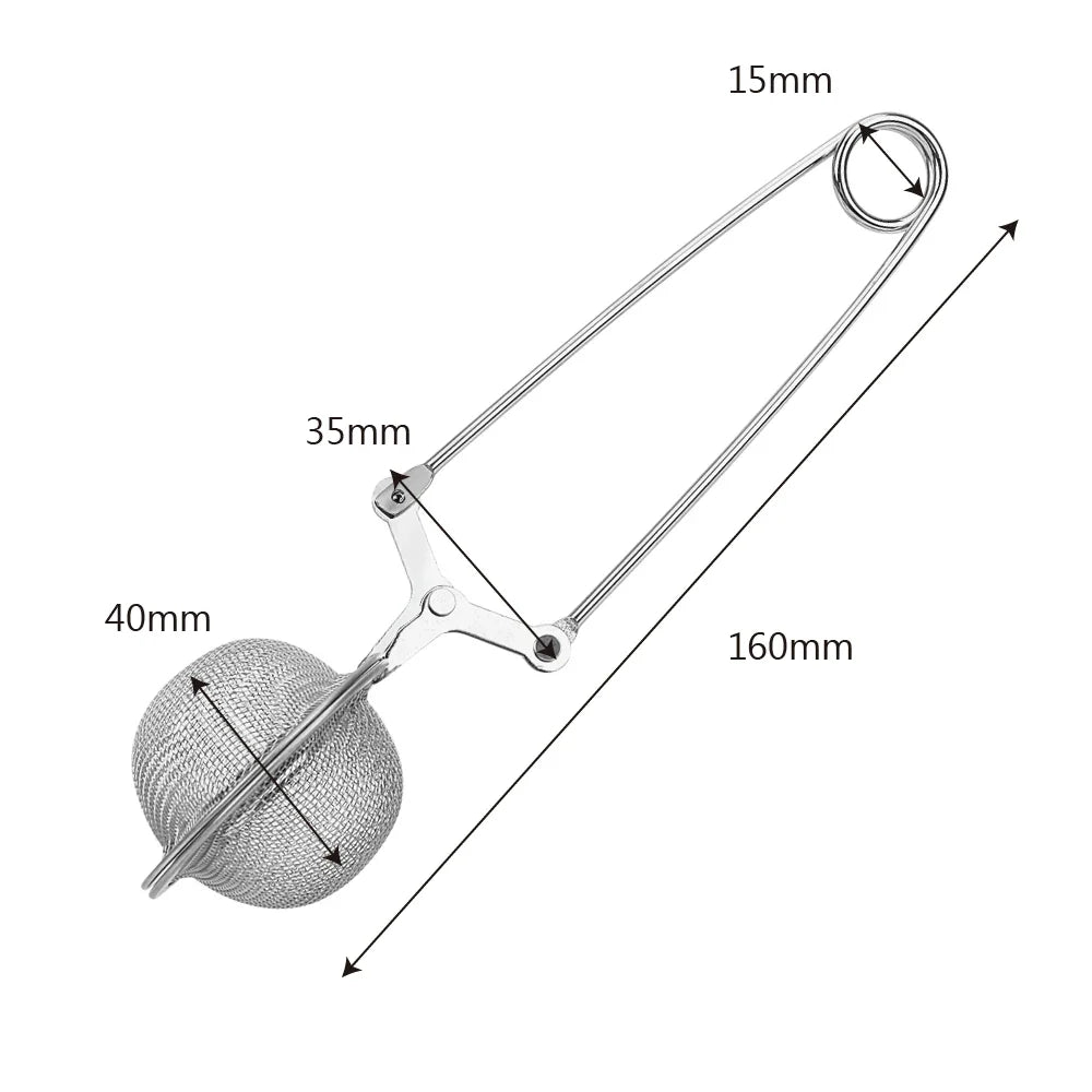 Stainless Steel Mesh Tea Ball Infuser – Loose Leaf Strainer