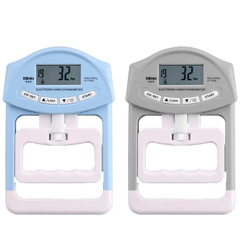 Digital Hand Dynamometer 90kg/200lbs – 19-User Grip Meter