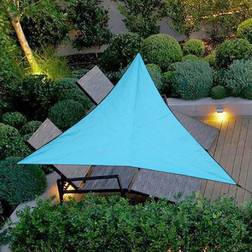 6x6x6m Triangle Sun Shade Sail – 90% UV Block, Waterproof