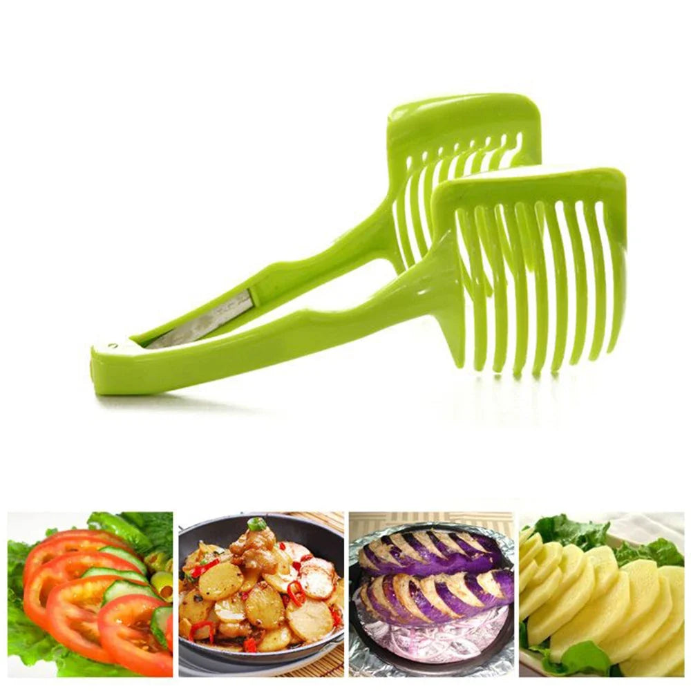 Handheld Tomato Slicer & Vegetable Cutter Kitchen Gadget