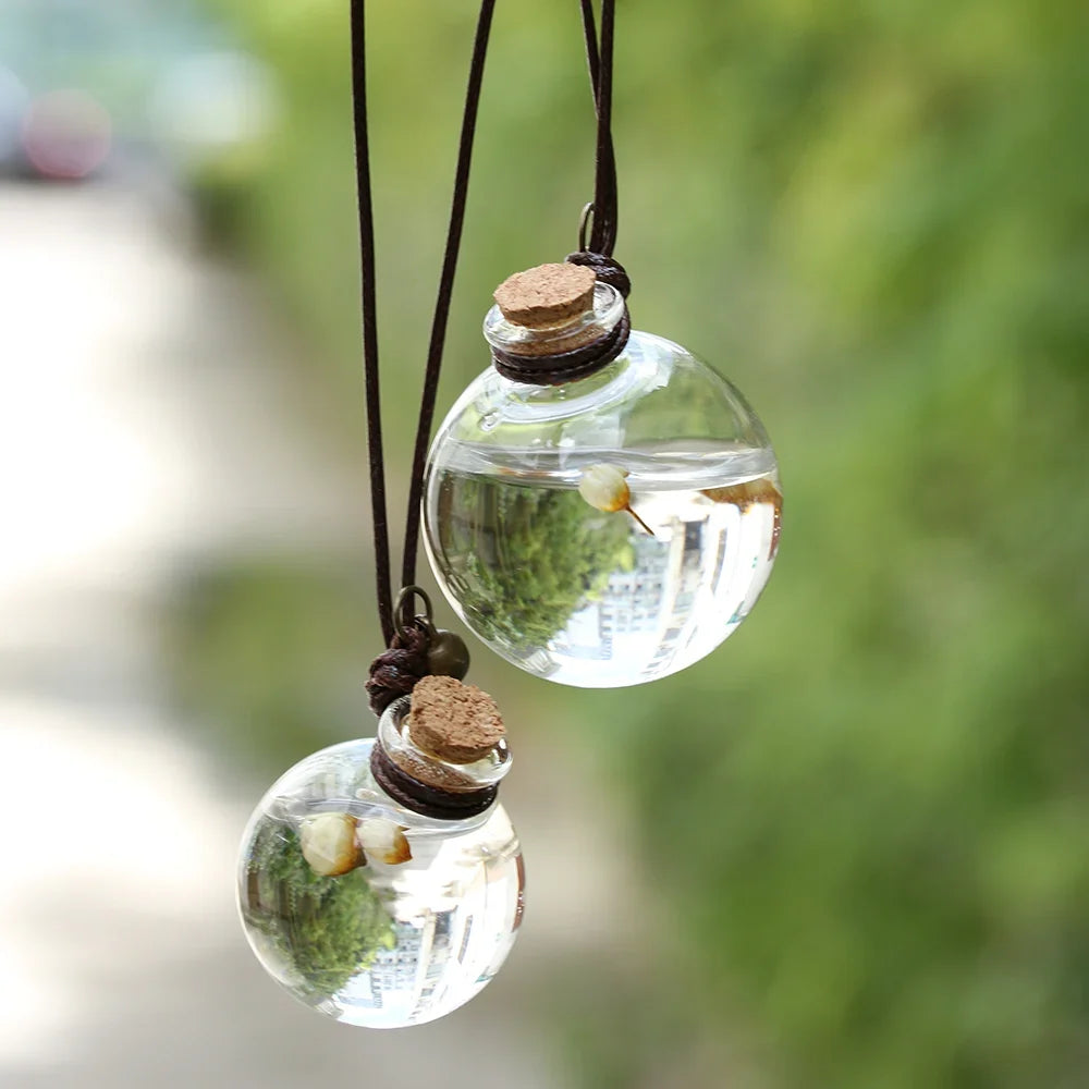 Car Perfume Bottle Pendant Household Storage Air Freshener Flower
