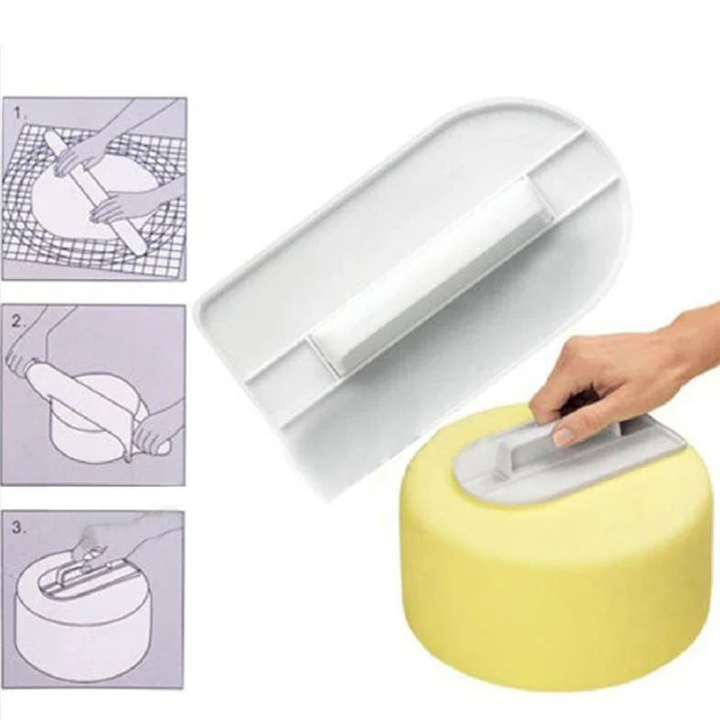 4-Piece Sugarcraft Texture Mat Set – Fondant Cake Border Molds