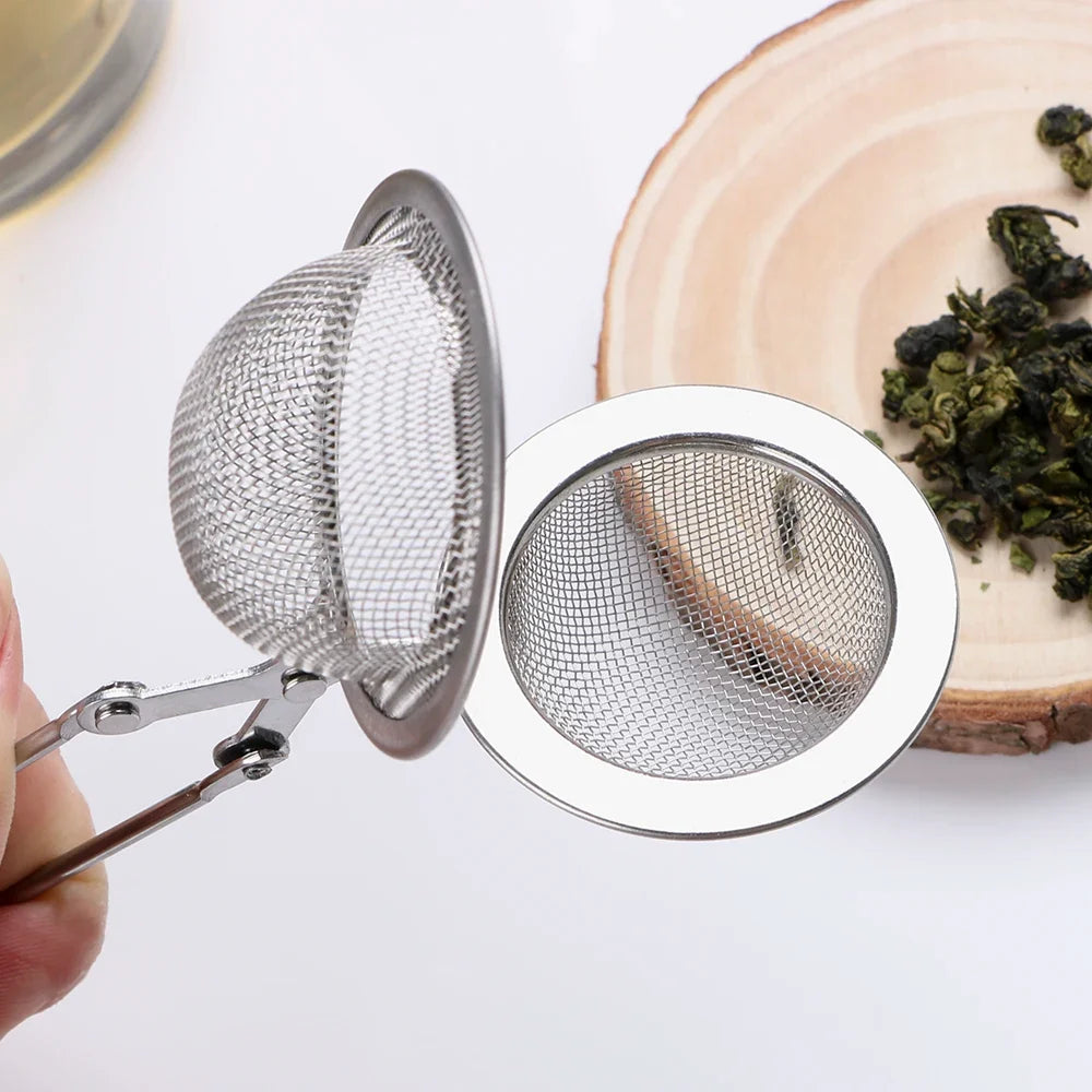 Stainless Steel Mesh Tea Ball Infuser – Loose Leaf Strainer