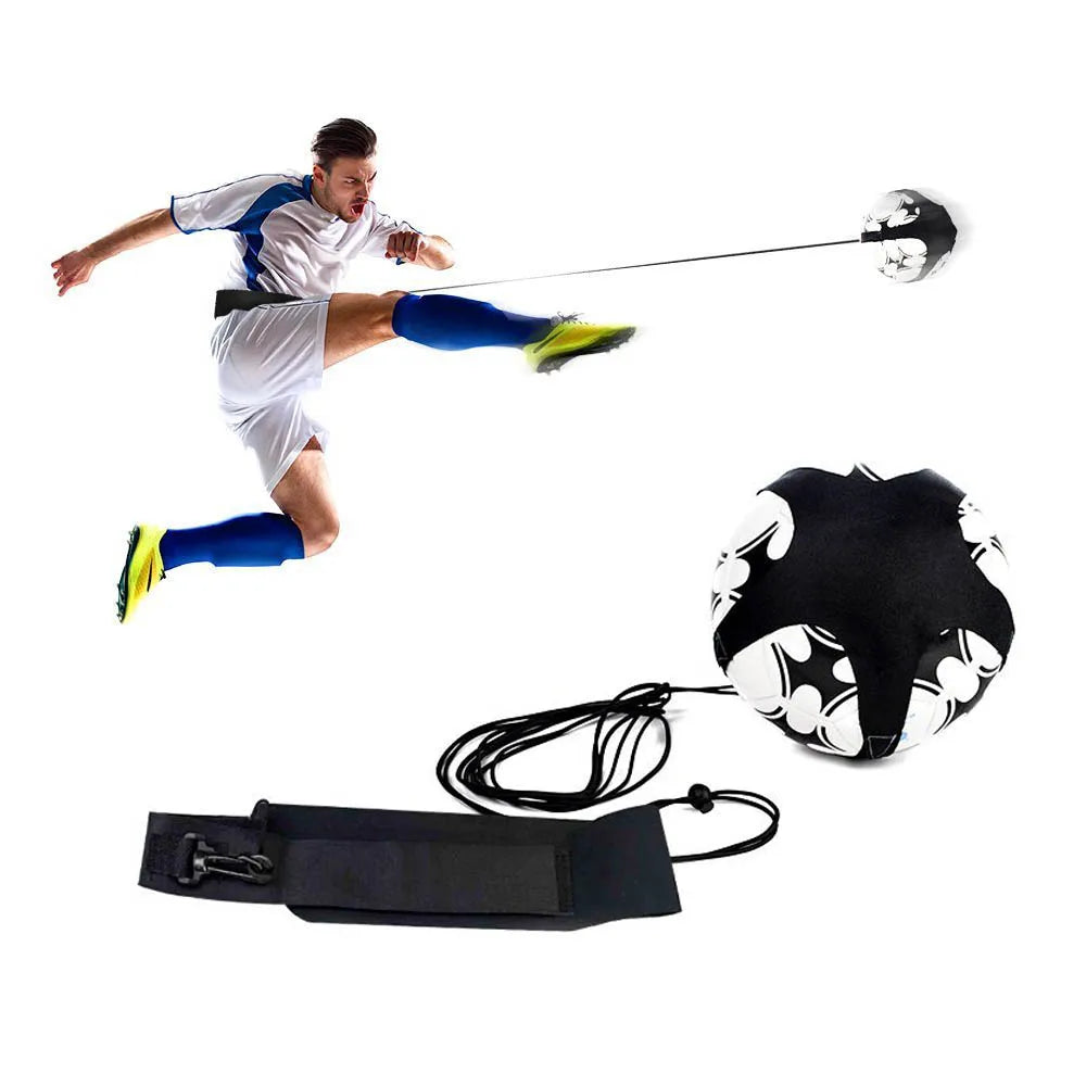 Hands-Free Football Kick Trainer – Solo Soccer Practice for All Ages