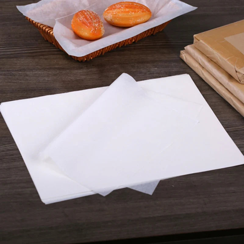 White Food Wax Paper Wraps 250/500 Pcs – 12" Burger & Sandwich