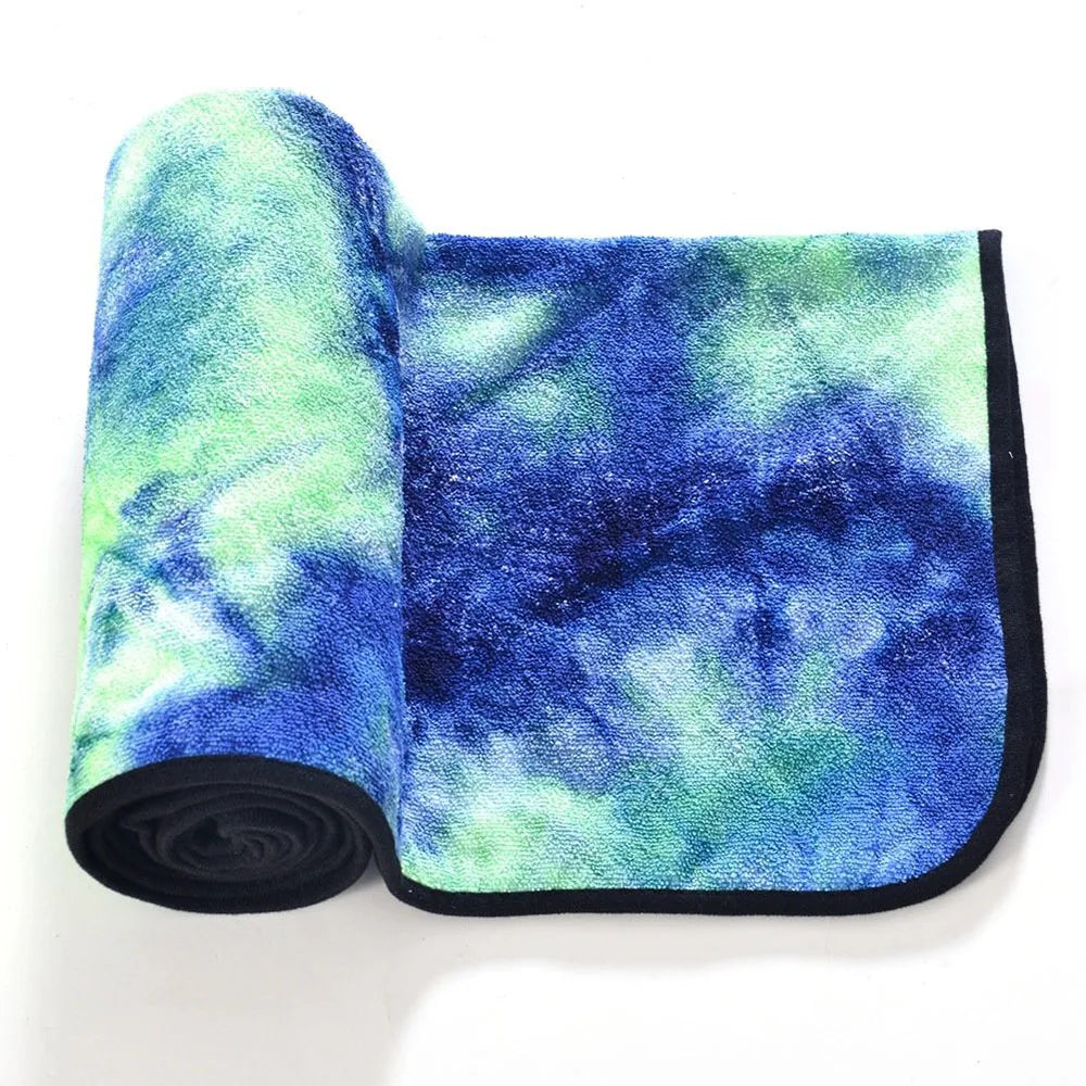 Non-Slip Microfiber Yoga Mat Towel – Fast Dry & Foldable