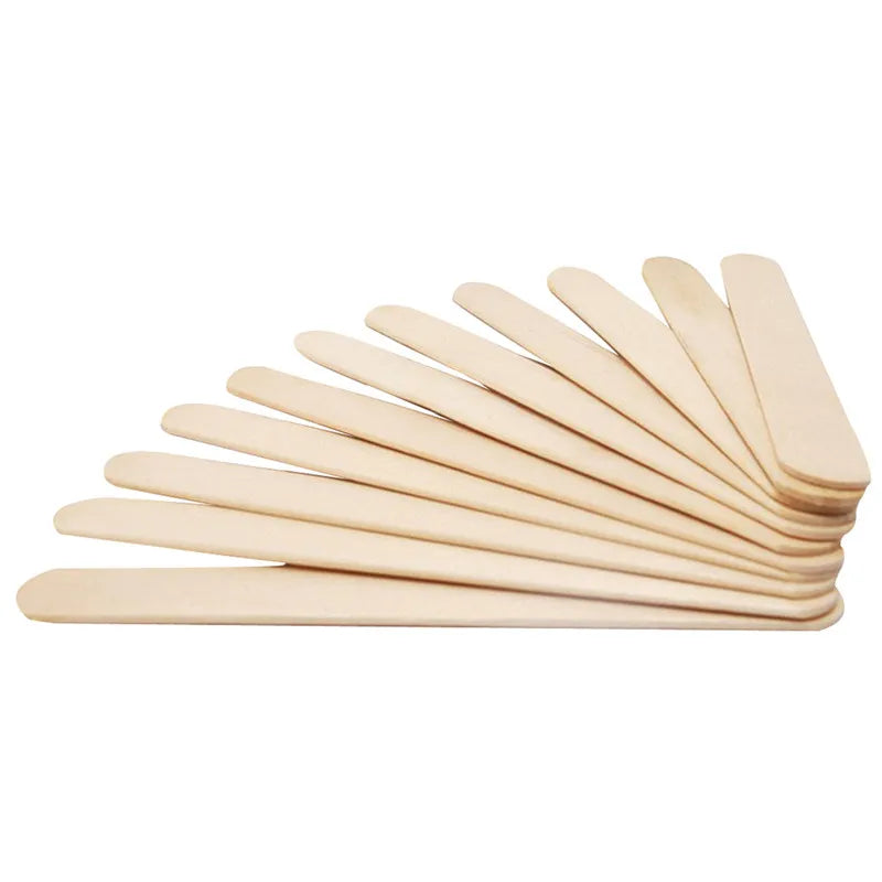 50-Pack Colored Wooden Popsicle Sticks – DIY Crafts & Ice Cream