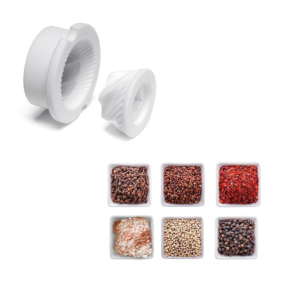 Salt Pepper Mills Solid Wood Mill Strong Adjustable Ceramic Grinder 5