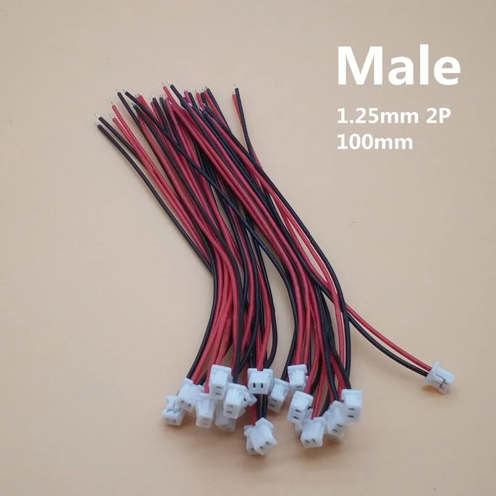 20 Sets Lot Micro JST 2-Pin 3-Pin 4-Pin Male Female Connector Plug