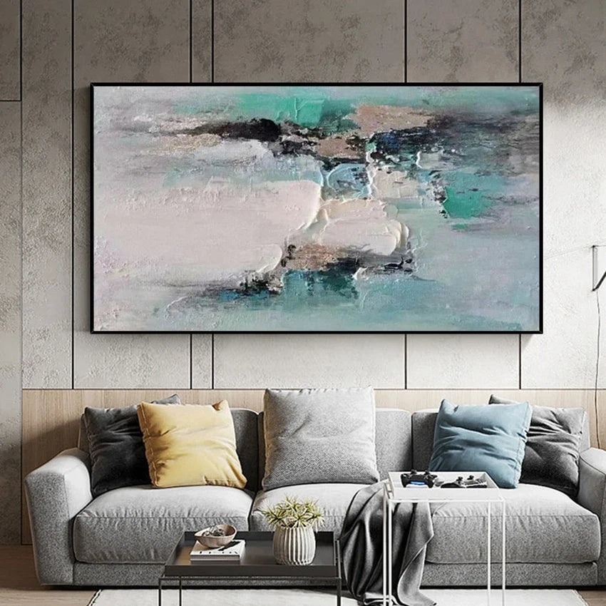 Handmade Abstract Oil Painting on Canvas | Modern Wall Art
