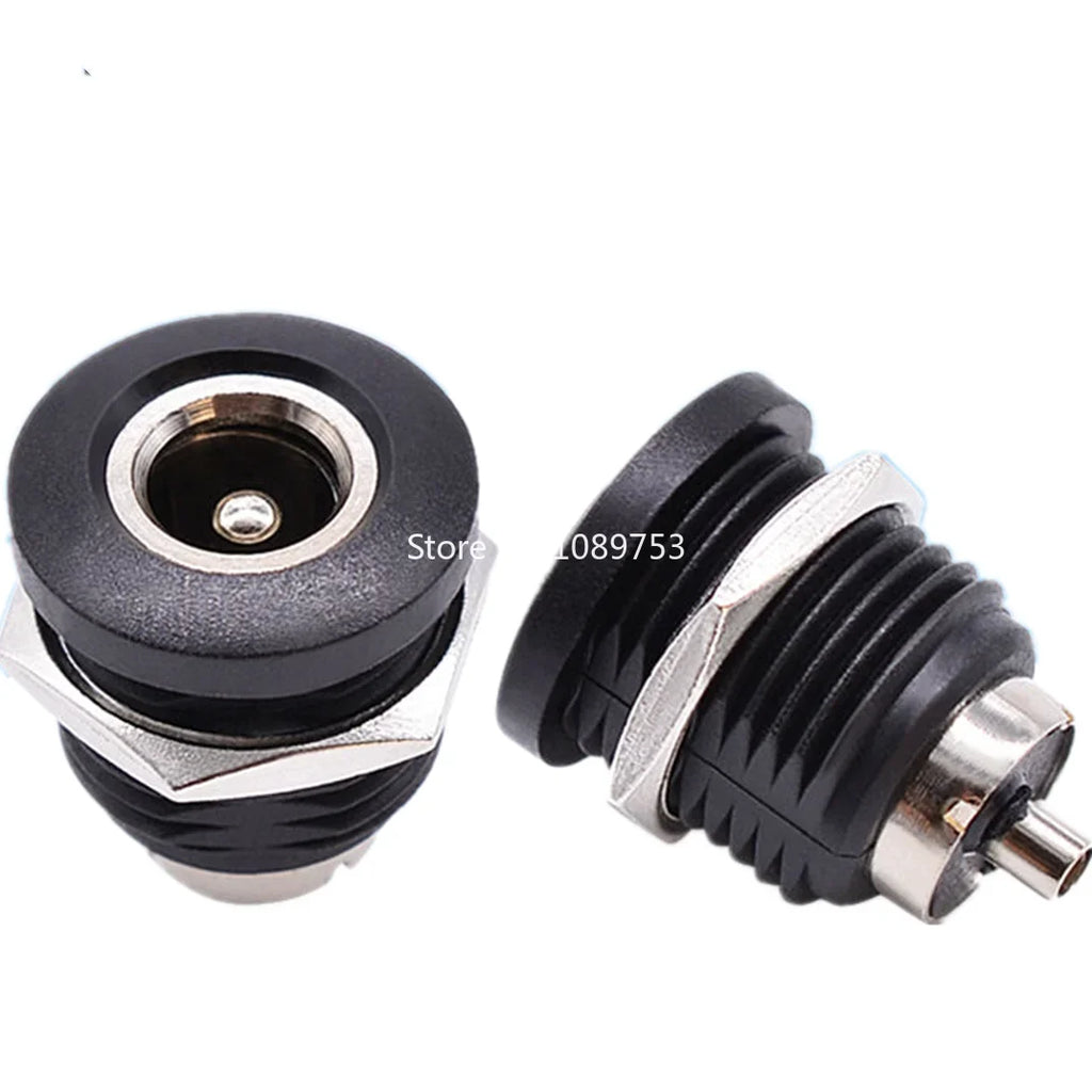 DC Large Current Charging Jack 5 5x2 Female Panel Mount Connector