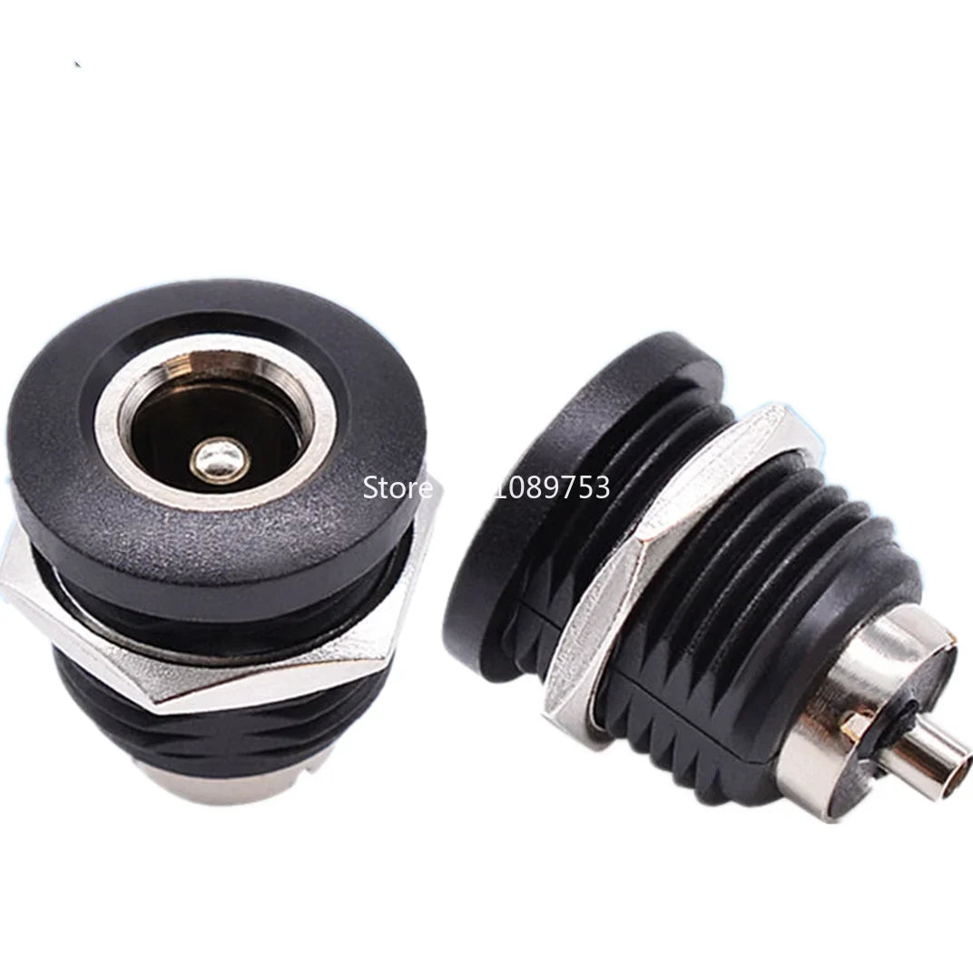 DC Large Current Charging Jack 5 5x2 Female Panel Mount Connector