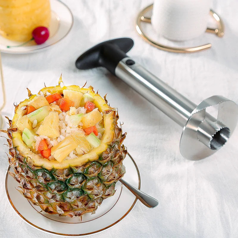 Stainless Steel Pineapple Corer Slicer & Peeler Tool