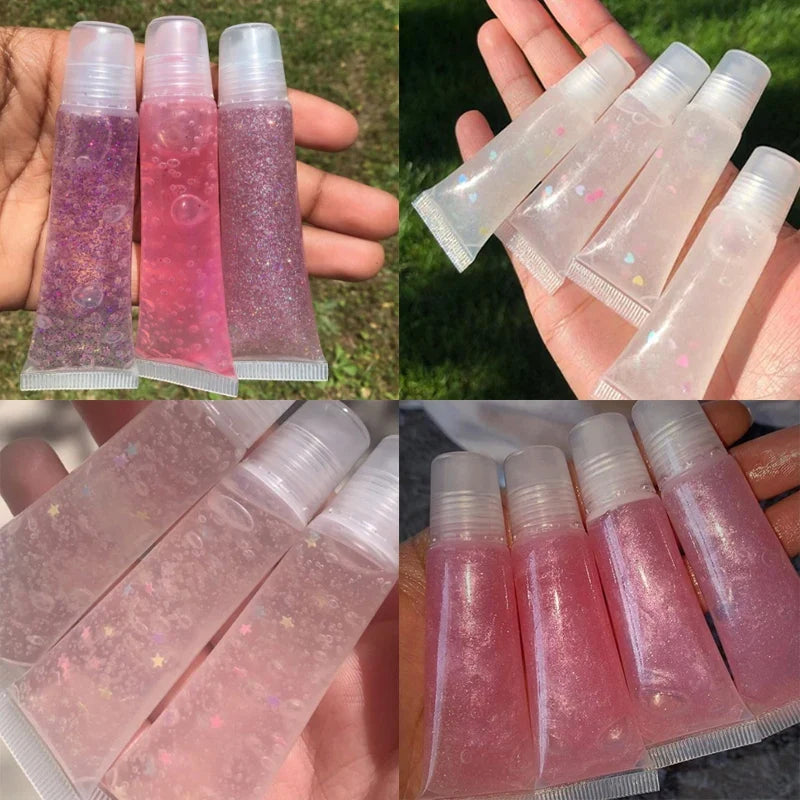 Refillable Lip Gloss Tubes with Syringe | 10ml DIY Cosmetic