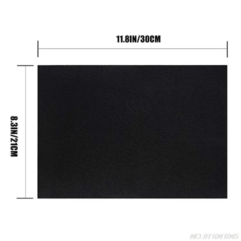 Black Felt Adhesive Sheets 10 Pack – Self-Stick Craft Fabric